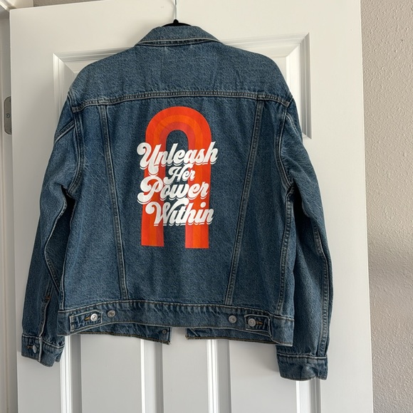 OG Unleash Her Power Within Levi jacket! - Picture 2 of 2